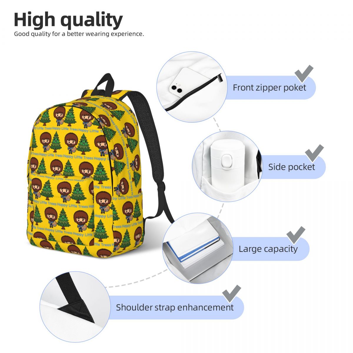 Рюкзак HAPPY LITTLE TREES (BOB – обзор и цена Women Bags Ross