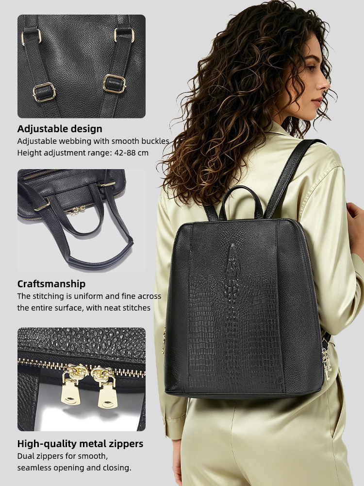 Женский рюкзак Zency из натура – обзор и цена Women Bags H&M